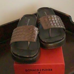 Donald J Pliner sandals.  Bronze color. Size 7.5